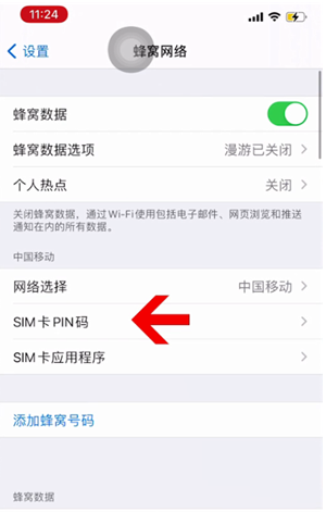 芝罘苹果14维修网分享如何给iPhone14的SIM卡设置密码 